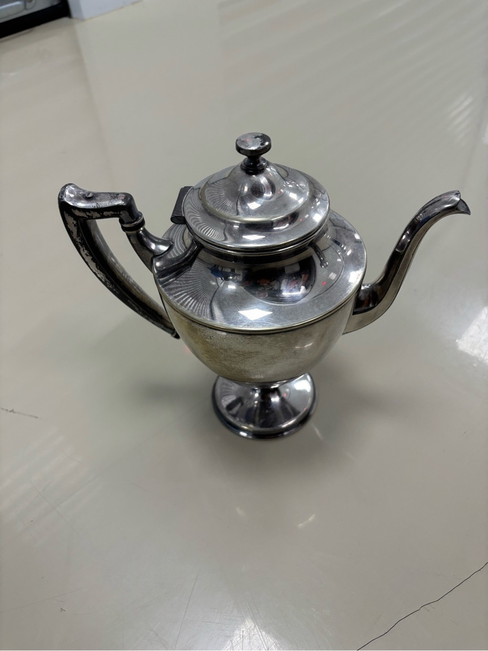 Silver Plate Teapot - Classic Vintage Tea Kettle